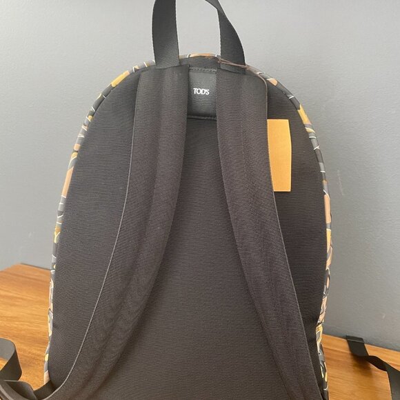 Tod's Italy Tech Zaine Easy Lacci Nylon Graphic Backpack, XDMMDDGT3L0JWJ987N - Picture 11 of 11